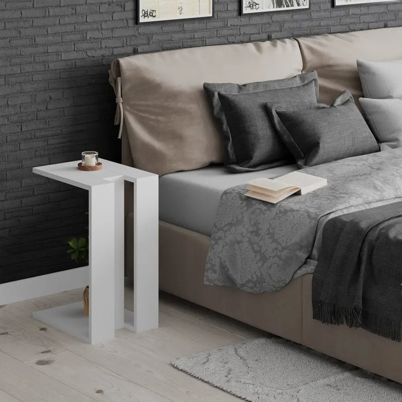 Muju Modern C Shape Table Multipurpose H 57cm