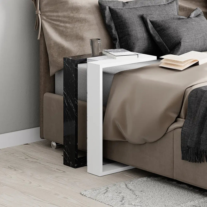 Muju Modern C Shape Table Multipurpose H 57cm