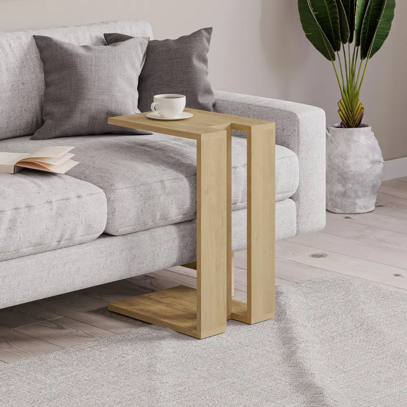 Muju Modern C Shape Table Multipurpose H 57cm