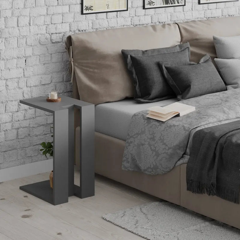 Muju Modern C Shape Table Multipurpose H 57cm