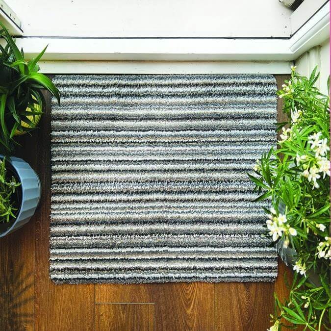 Candy Washable Mat Striped Design
