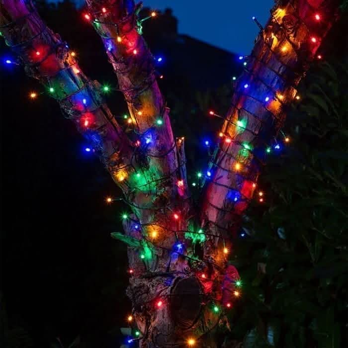 200 Multi-Coloured Battery Operated Christmas LED String Lights