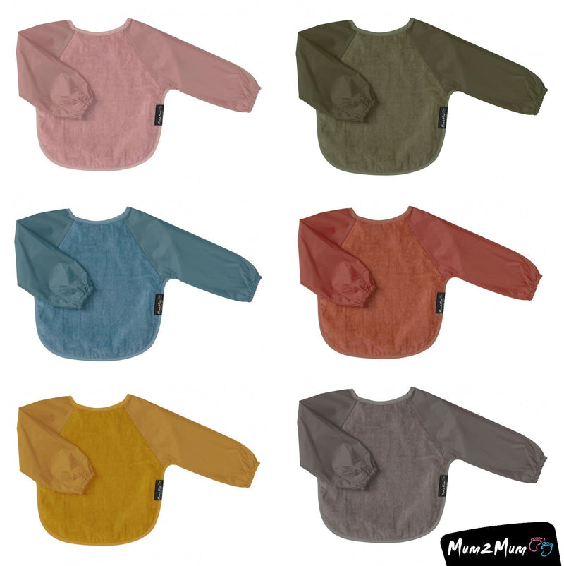 Mum 2 Mum Sleeved Wonder Bib - Two Sizes, 15 Colours