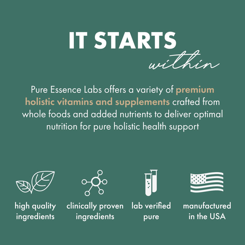 PURE ESSENCE LABS MyPure Maitake Mushrooms - Concentrated Maitake Mushroom Powder Supplement for Immune System Support, Stress Relief, Build Energy, Strength Booster for Men & Women - 2 Month Supply