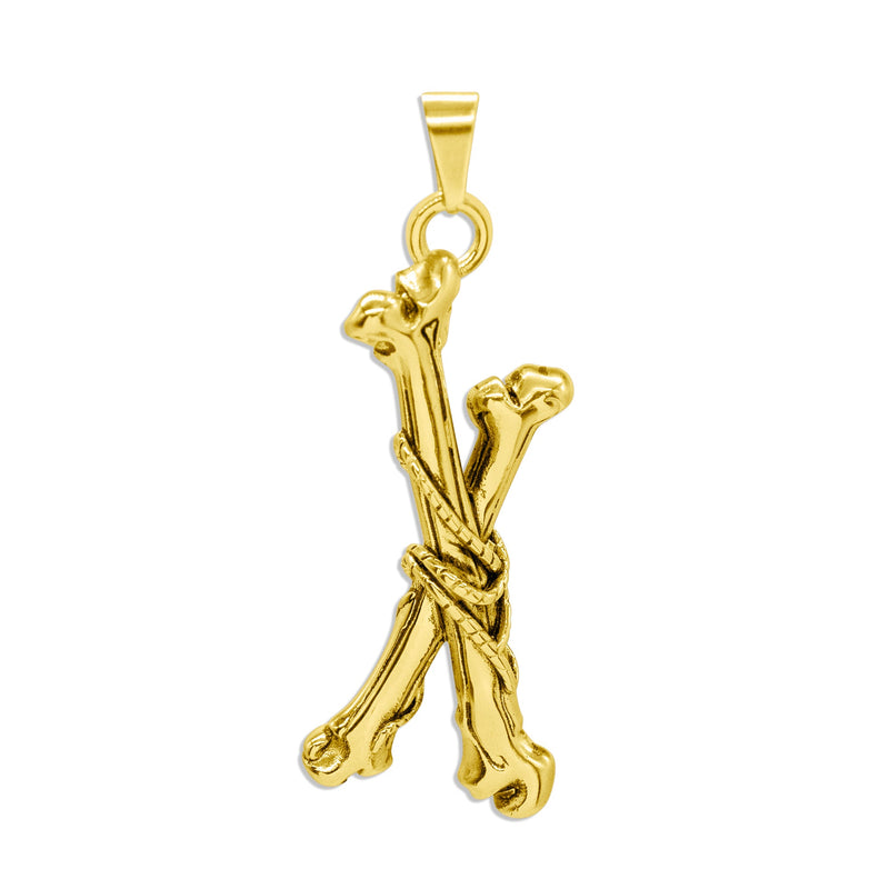 Charm Coven Tethered Remains Bones Gold