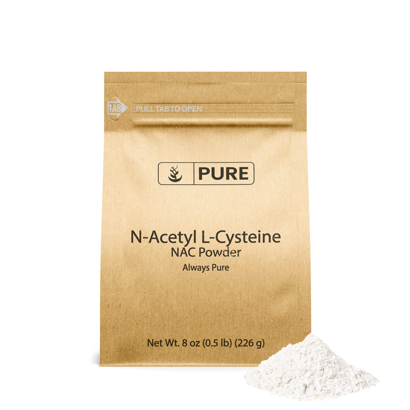 NAC N-Acetyl L-Cysteine Powder (8 oz) – Pure Original Ingredients | Lab Verified
