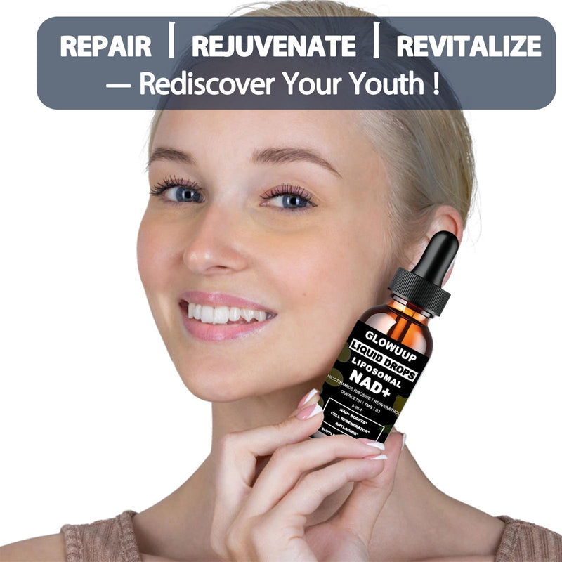 NAD+ Liposomal NR + Resveratrol 900mg | Energy & Longevity | GLOWUUP