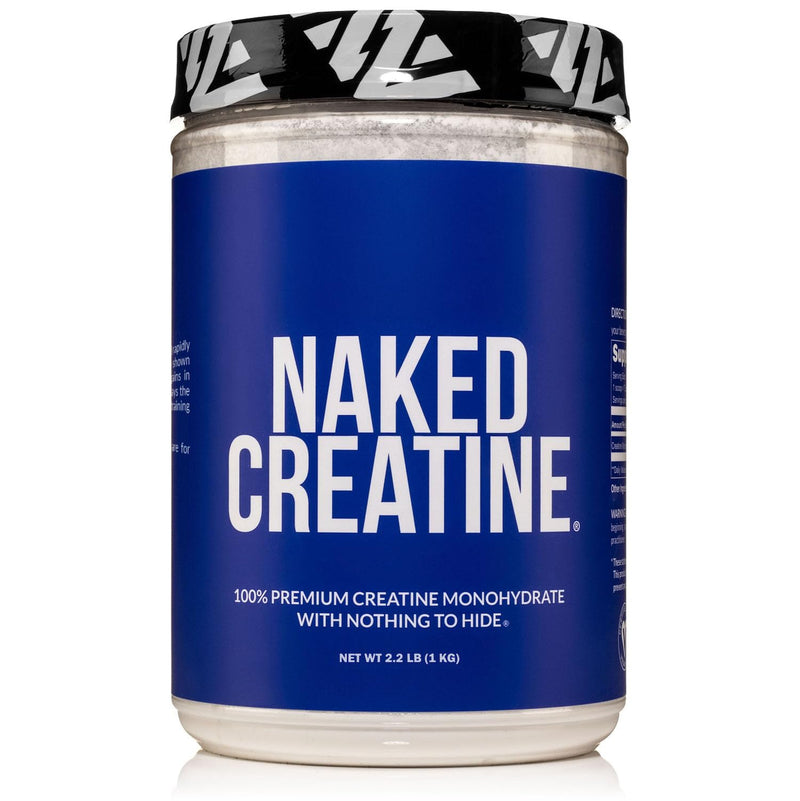 NAKED Pure Creatine Monohydrate – 1000g (200 Servings) – Vegan, Non-GMO, Gluten & Soy Free