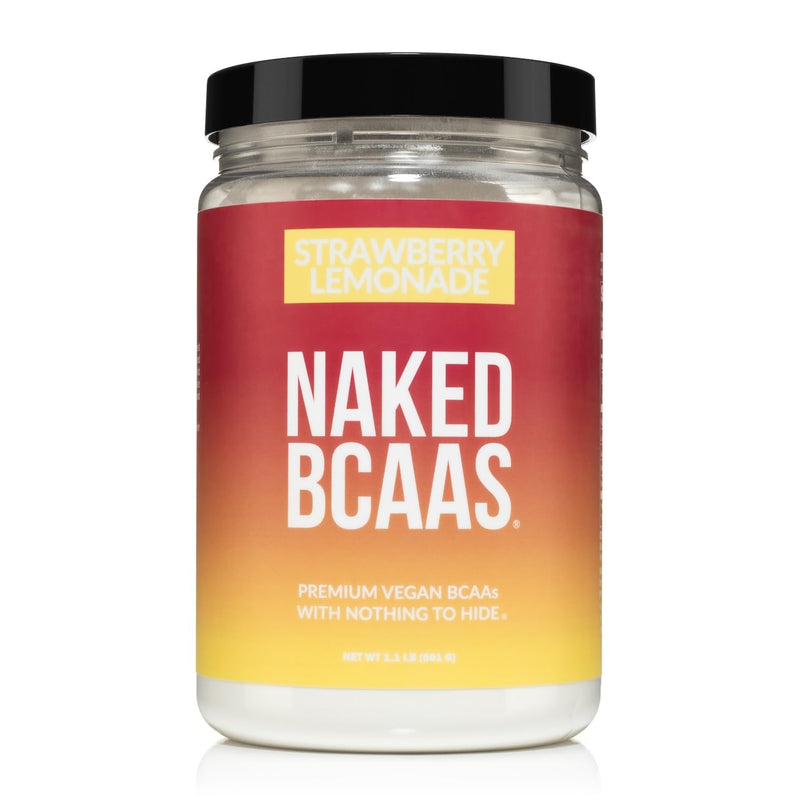 NAKED Strawberry Lemonade BCAAs – 501g, 34 Servings, Vegan 2:1:1 Powder