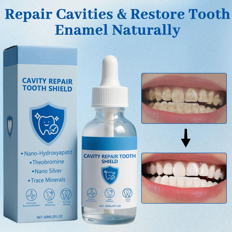 Nudenta Odontic Repair - Cavity Healing Tooth Armor Liquid with Nano Hydroxyapatite Remineralization 60ml