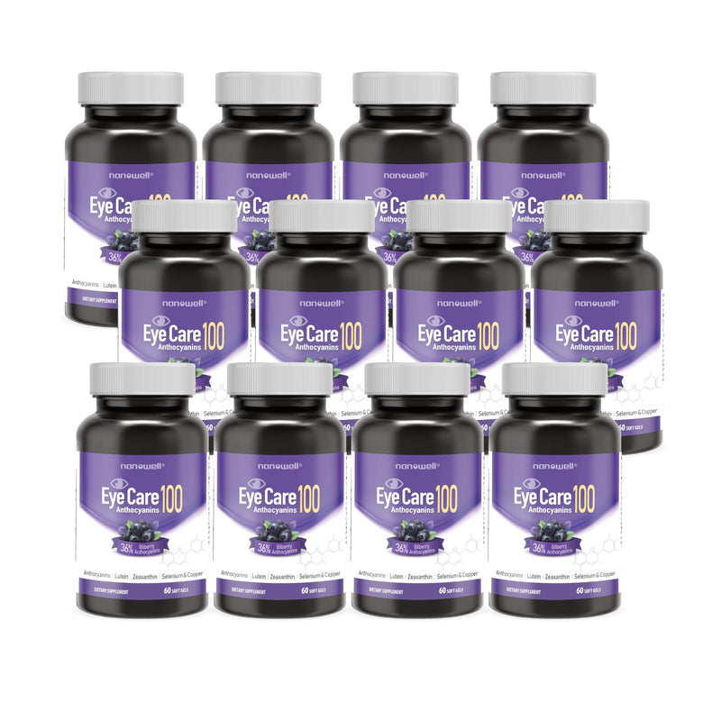 NANOWELL EyeCare Anthocyanins 100 – Eye Health Supplement