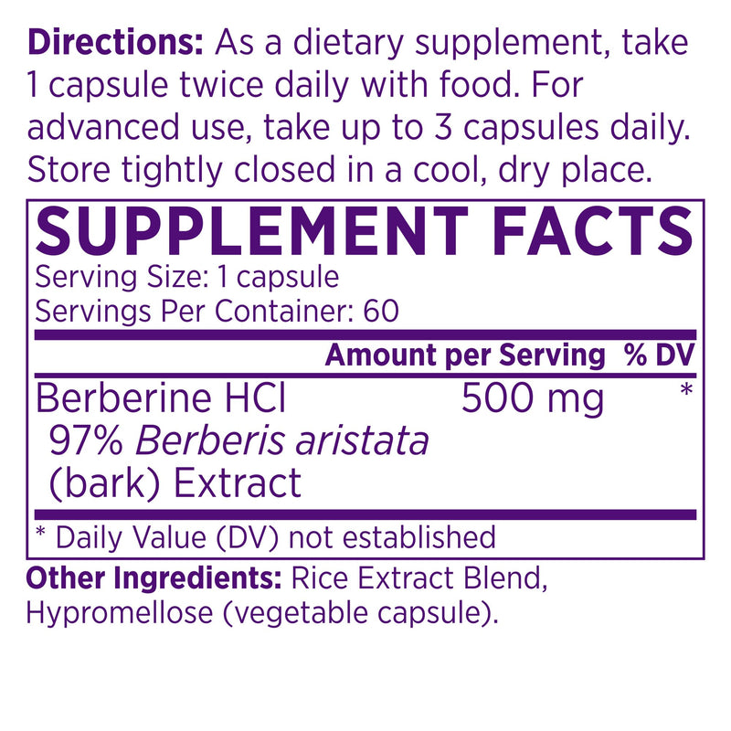 NAOMI Himalayan Berberine 500mg – Blood Sugar & Metabolic Support