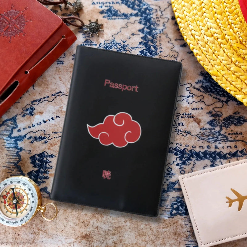 Naruto Akatsuki Black Passport Cover