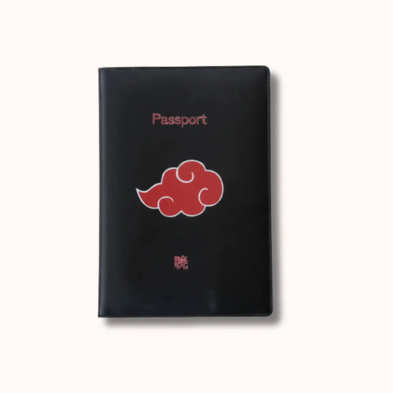 Naruto Akatsuki Black Passport Cover