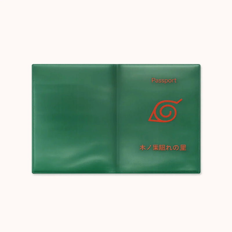 Naruto Konohagakure Green Passport Cover