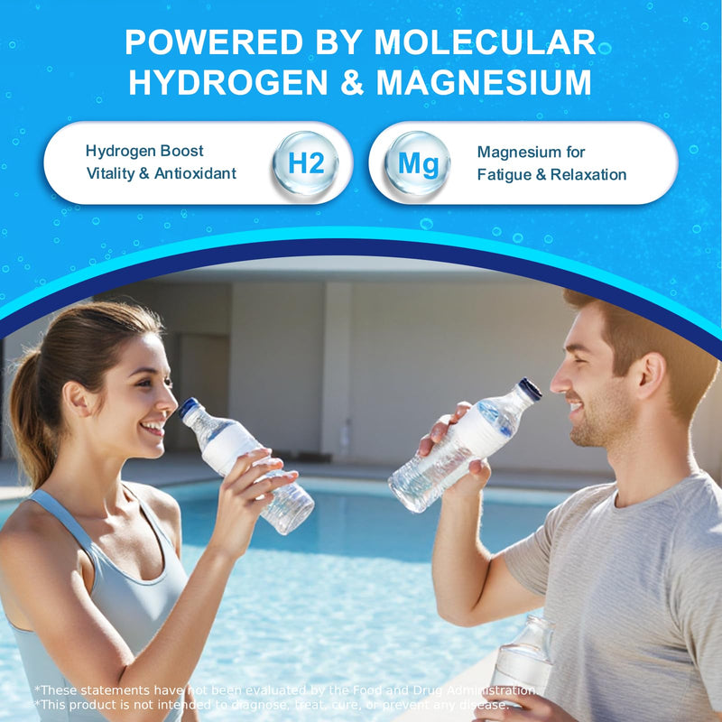 Natprime Hydrogen Water Tablets - 12 PPM H2 with Magnesium (90 Count)