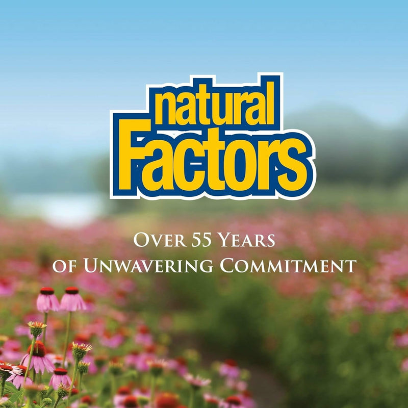 Natural Factors Anti-V Liquid Formula Echinacea Supplement for Immune & Wellness Support – Organic, Non-GMO, 3.4 oz (100 Servings)