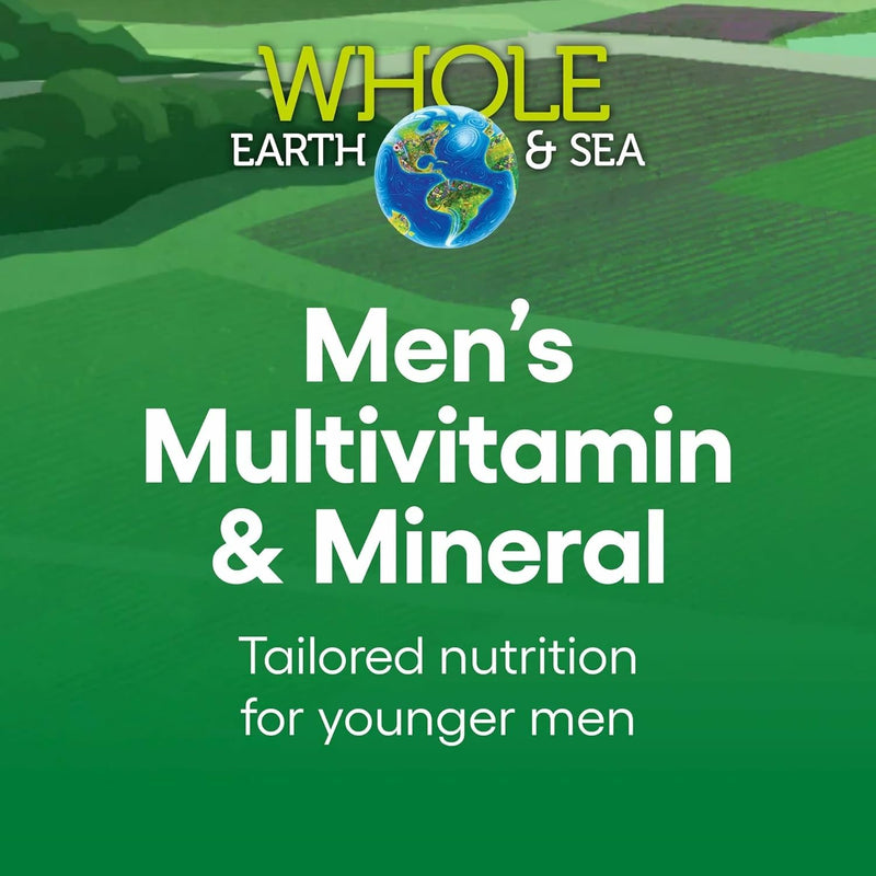 Natural Factors Men's Multivitamin & Mineral - 60 Tablets | 1 Serving = 1/2 lb of Veggies