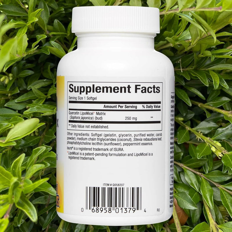 Natural Factors Quercetin LipoMicel Matrix – Immune & Capillary Health