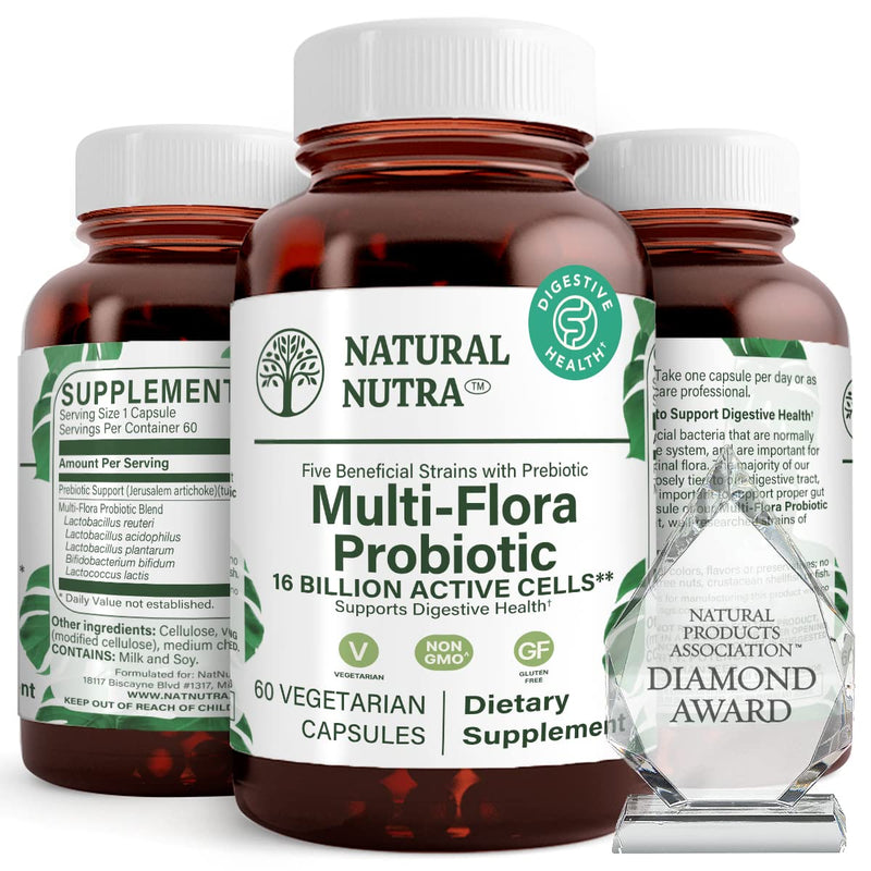 Natural Nutra Ultimate Flora Probiotic – 60 Capsules
