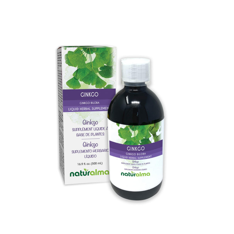 Naturalma Ginkgo Biloba Alcohol-Free Tincture — 16.9 fl oz Liquid Extract (Vegan)