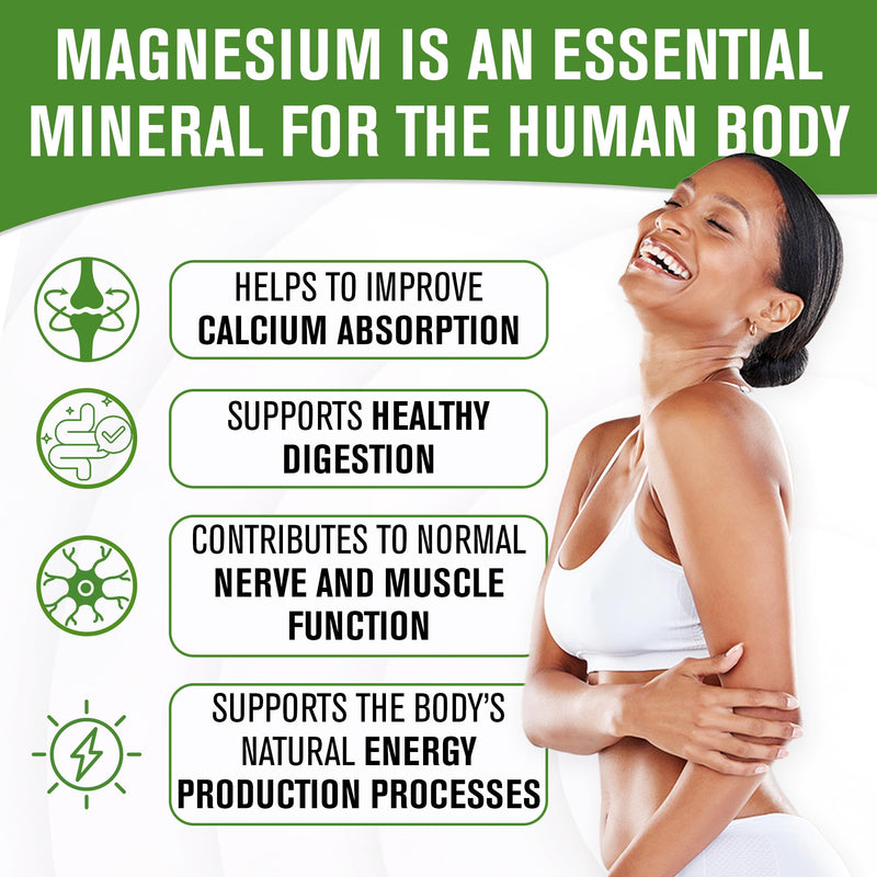 NaturalSlim MagicMag Honey Chamomile Magnesium Citrate Powder – 8oz Drink Mix (2 Pack)