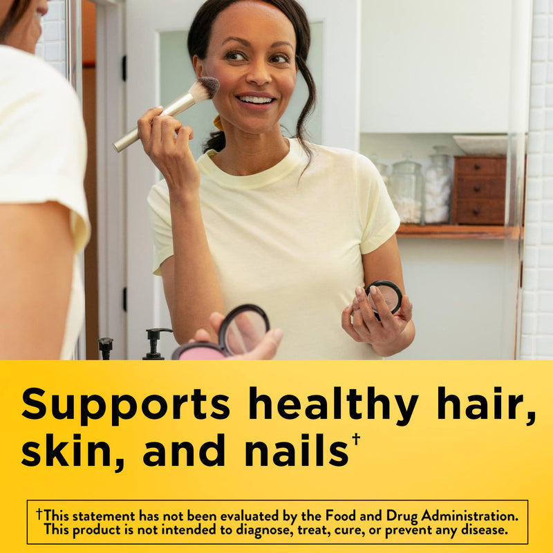 Nature Made Hair Skin Nails with Biotin 2500 mcg Softgels – 120 Count