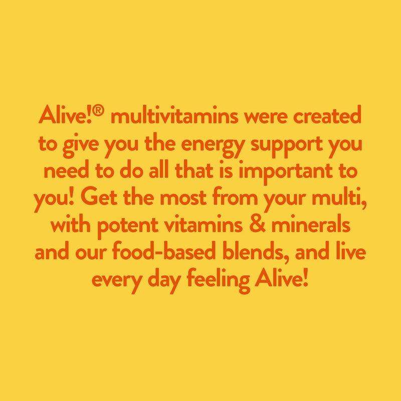 Nature's Way Alive! Max Potency Daily Multivitamin – Natural, 90 Count