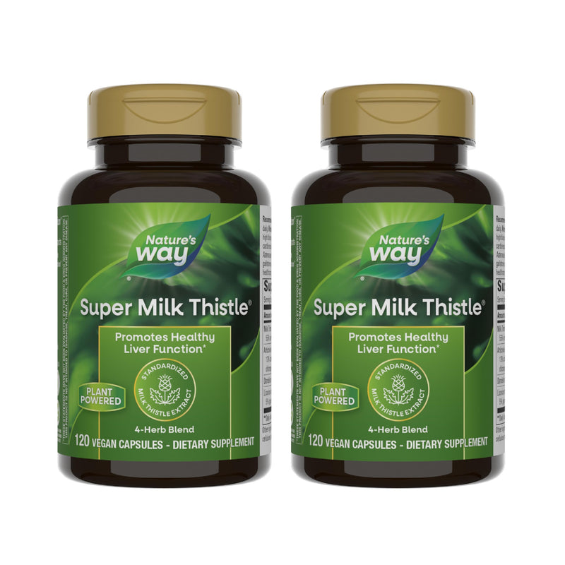 Nature's Way Super Milk Thistle - Liver Support* (Gluten Free) 120 Caps