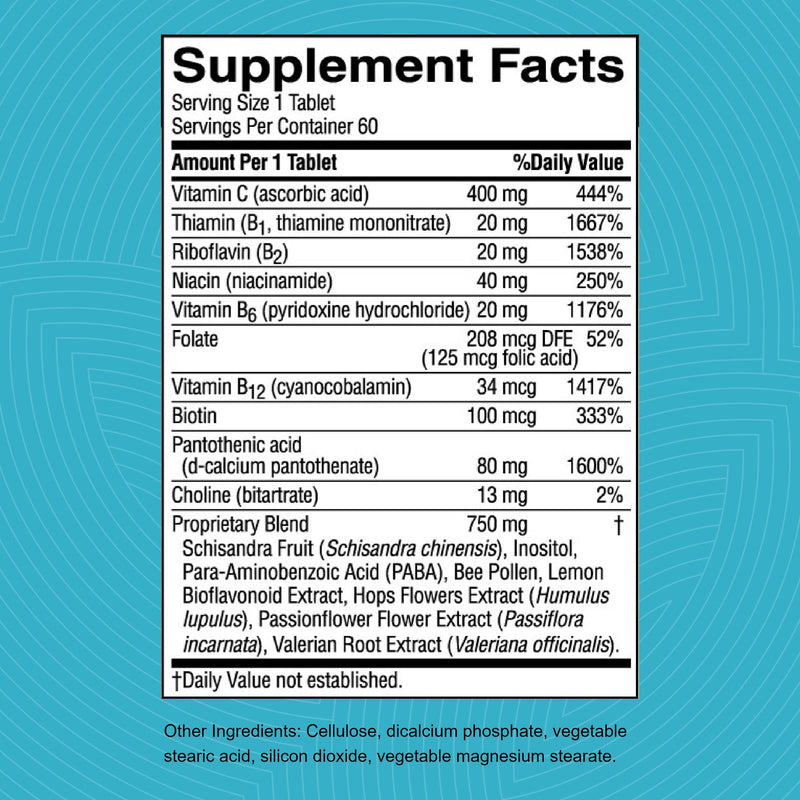 Nature's Sunshine Nutri-Calm – 60 Tablets | Natural Calm Support