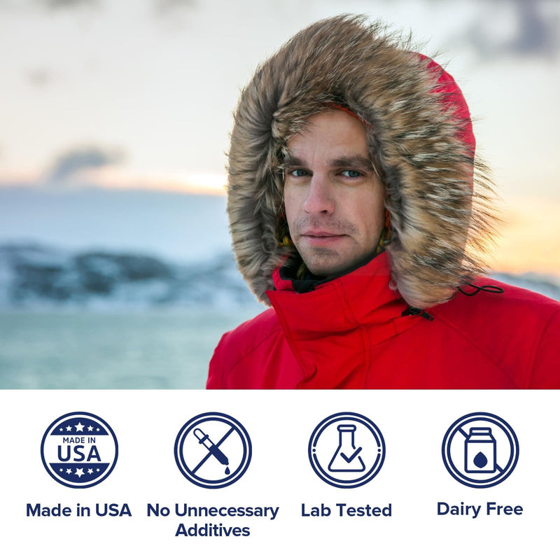NatureMyst Antarctic Krill Oil 1000 mg Softgels - Omega-3 EPA/DHA, Phospholipids & Astaxanthin | Made in USA