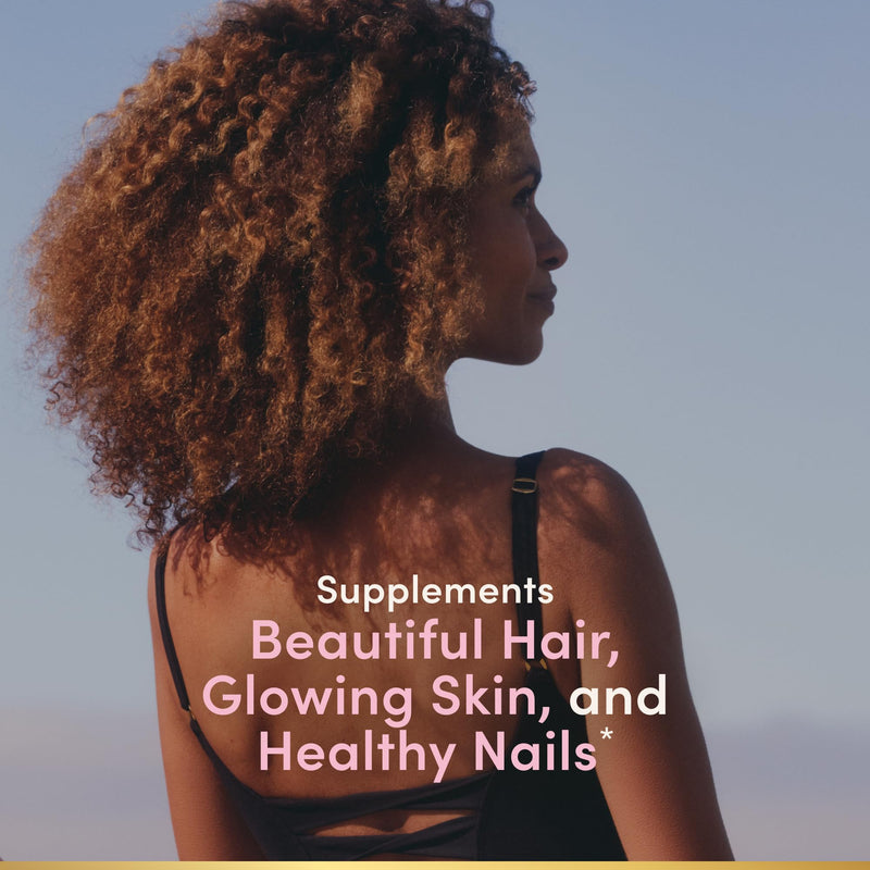 Nature's Bounty Hair, Skin & Nails Gummies - Biotin & Collagen, Citrus, 2500 mcg, 80 Ct