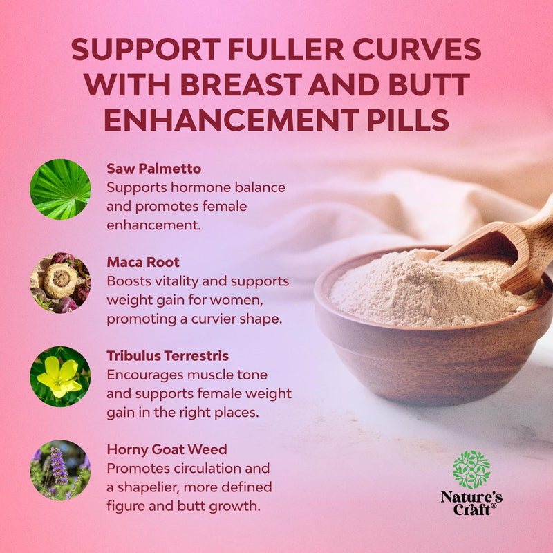 Natures Craft G Curve Horny Goat Weed for Women - Invigorating Feminine Blend