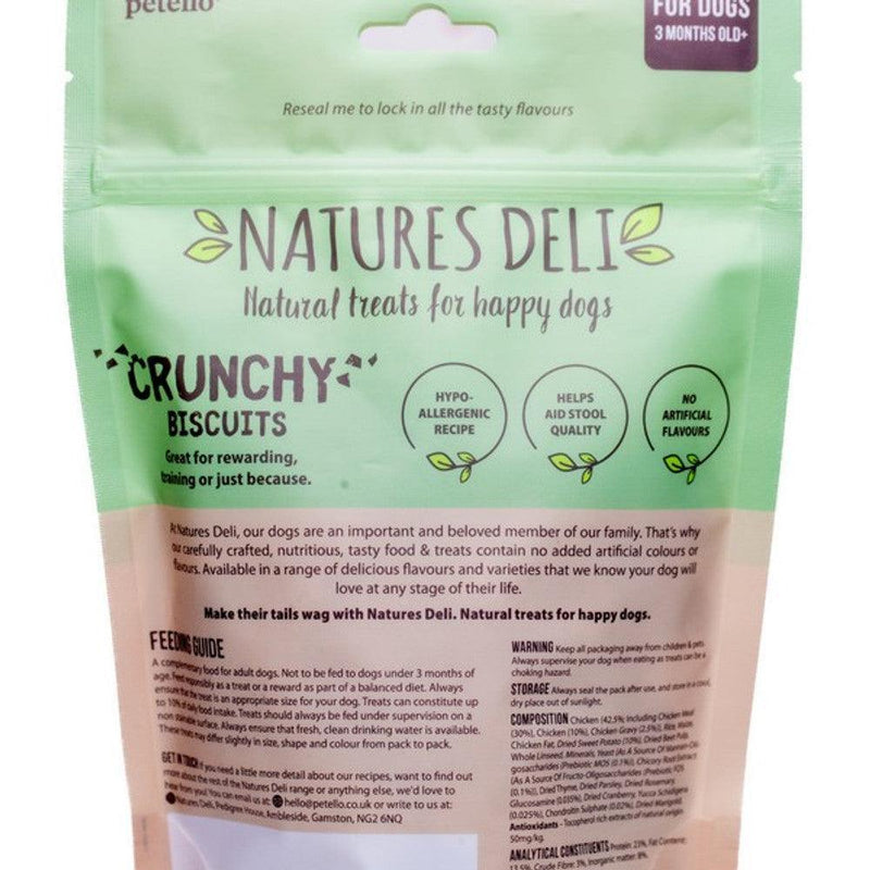 Natures Deli Crunchy Biscuit Chicken With Sweet Potato 225g
