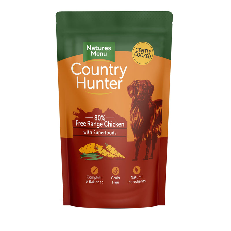Natures Menu Country Hunter Chicken with Superfoods Dog Food 6 x 150g - Case of 3