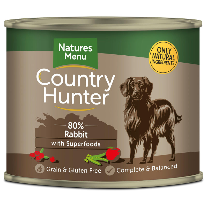 Natures Menu Country Hunter Rabbit and Cranberry Tins 600g - Case of 6