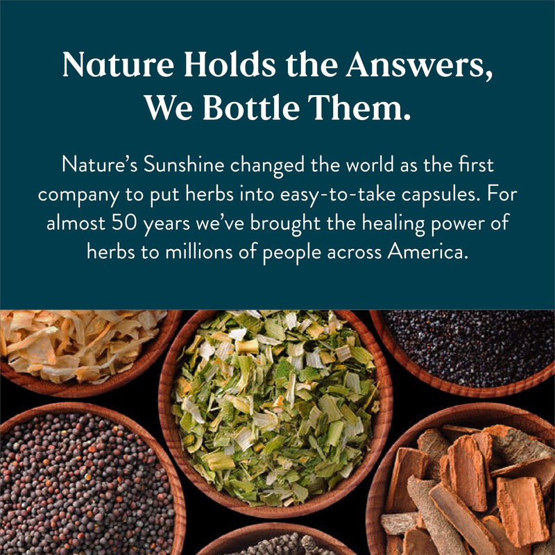 Nature's Sunshine Black Walnut 100 Capsules - All-Natural Herbal Support