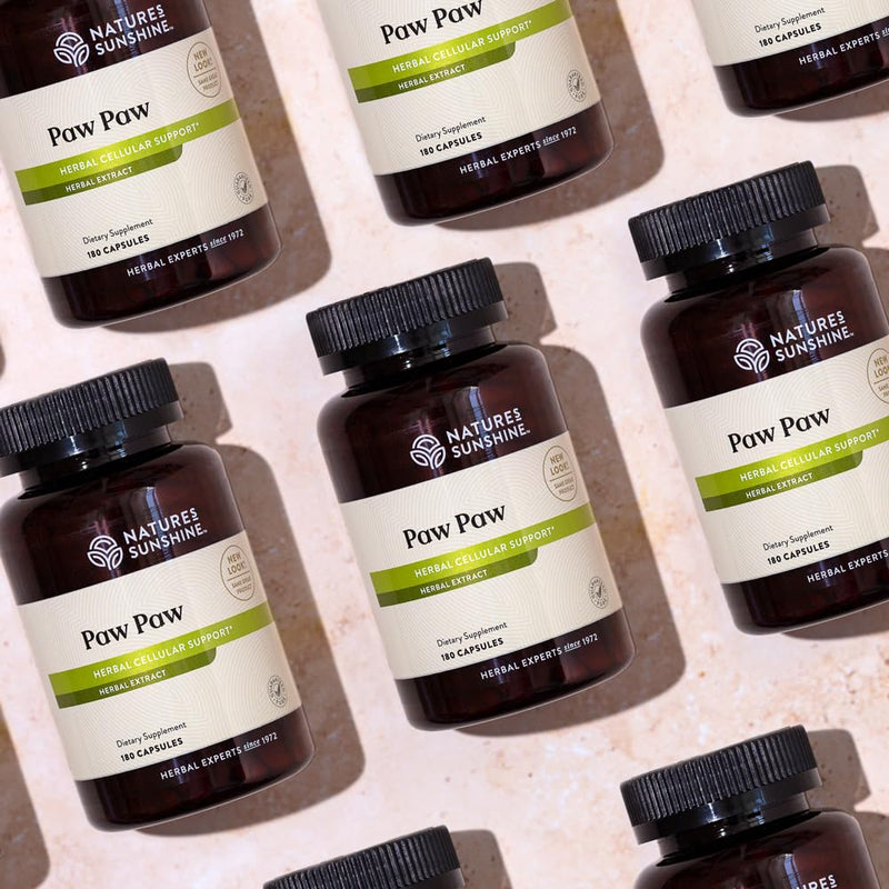 Nature's Sunshine Paw Paw Cell-Reg, 180 Capsules | 50+ Acetogenins for Selective Cellular Support