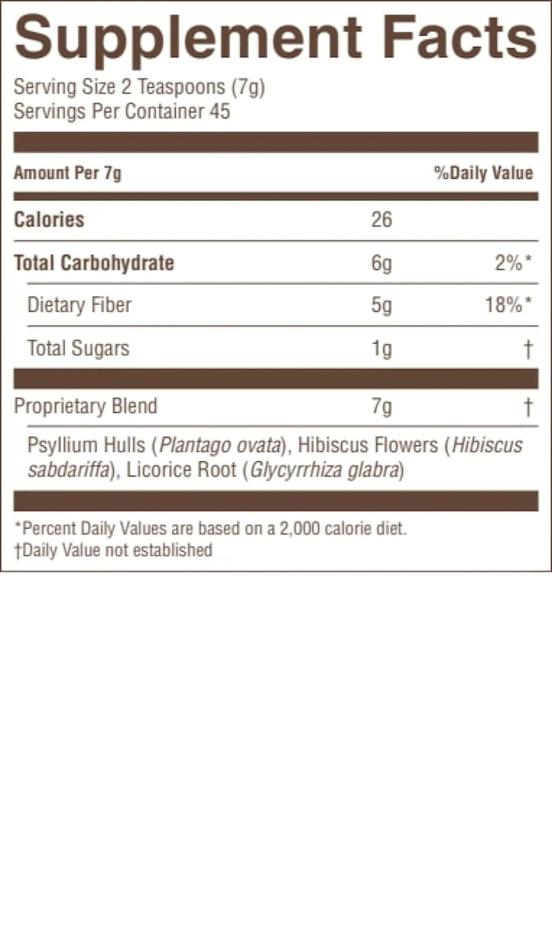 Nature's Sunshine Psyllium Hulls Combination 11 Oz - Natural Fiber Support