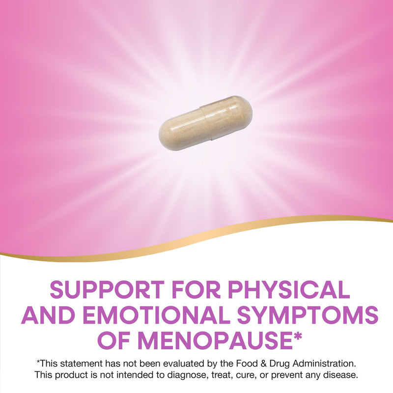 Nature's Way Premium Black Cohosh - Menopause Support for Women, 40 mg per Serving, 120 Vegan Capsules