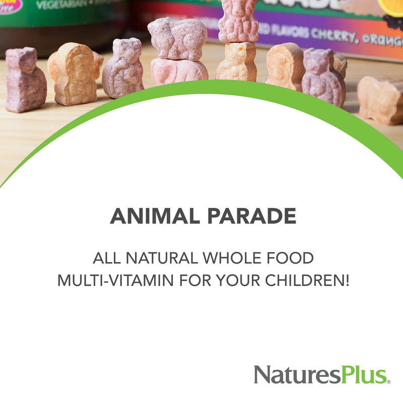 Natures Plus Animal Parade Tummy Zyme - Kids Digestive Probiotic