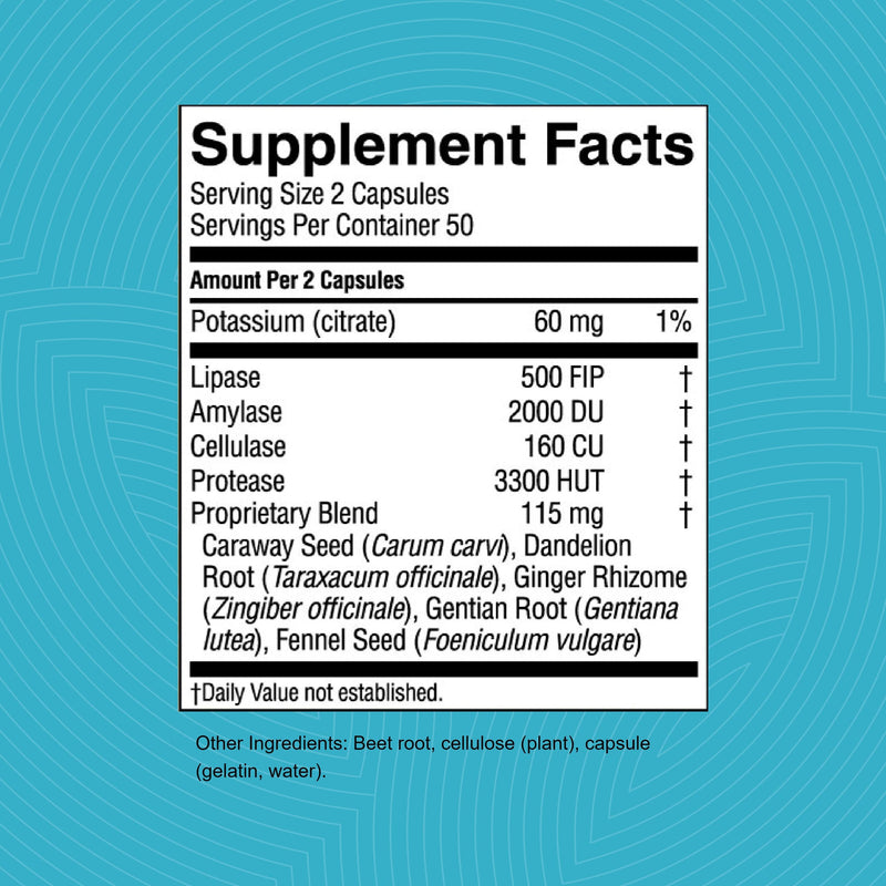 Nature's Sunshine Hi Lipase Dietary Supplement, 100 Capsules | Lipase for Fat Digestion