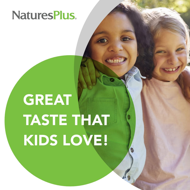 NaturesPlus Animal Parade Children's Multivitamin - 180 Animal-Shaped Chewables (90 Servings) | Vegetarian & Gluten Free