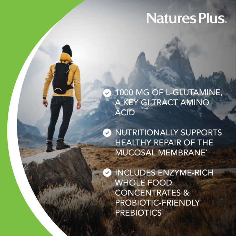 NaturesPlus GI Natural Total Digestive Wellness – 3-Pack, 90 Bi-Layered Tablets (Gluten Free)