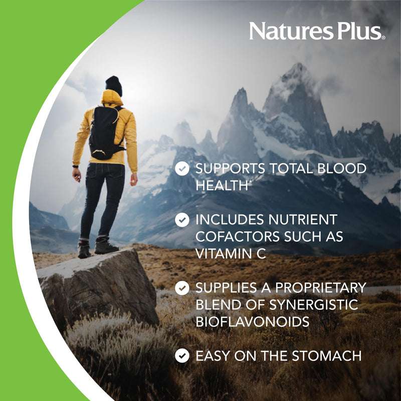 Nature's Plus Hema-Plex Iron – 60 Softgels (3 Pack) | 85 mg Iron + Vitamin C