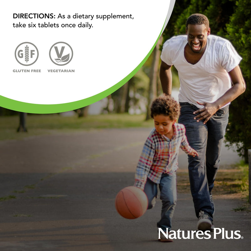 NaturesPlus Source of Life 360 Mini-Tabs – Gluten Free Vegetarian Multivitamin