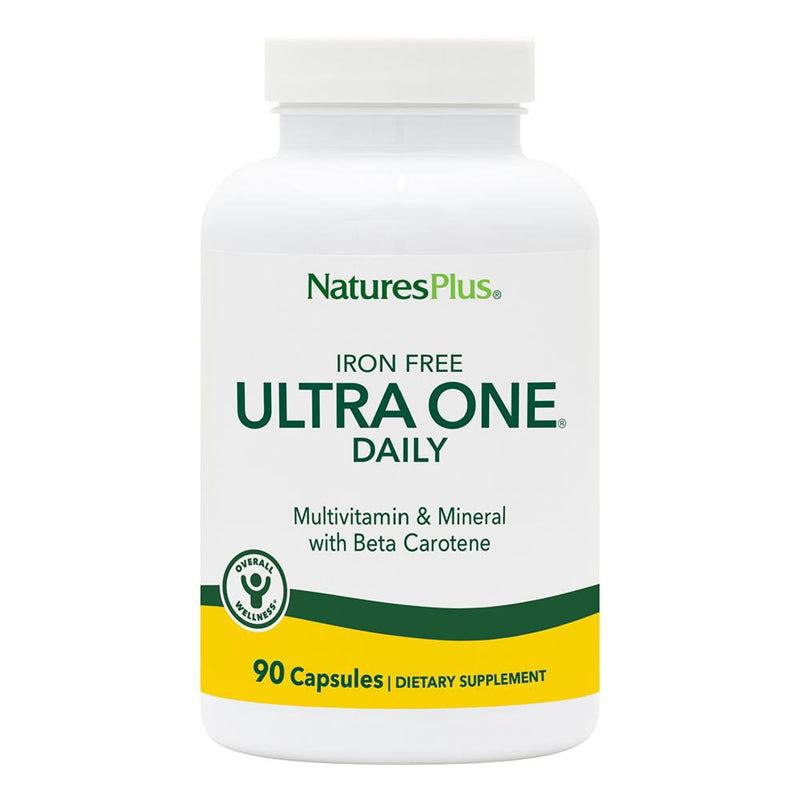 NaturesPlus Ultra One Daily Iron Free – 90 Servings, Vegan Multivitamin
