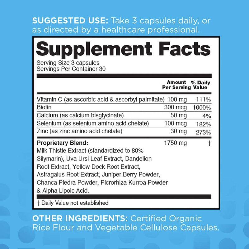 nbpure Liver Fend – Liver Detox & Cleanse with Milk Thistle, 90 Count