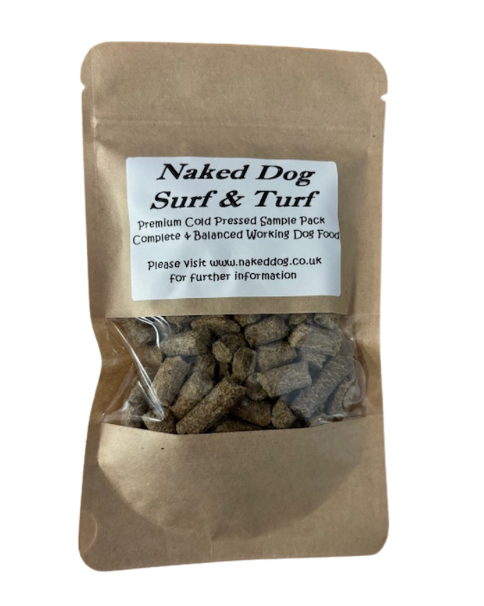 Naked Dog Cold Pressed Surf & Turf 85g Sample