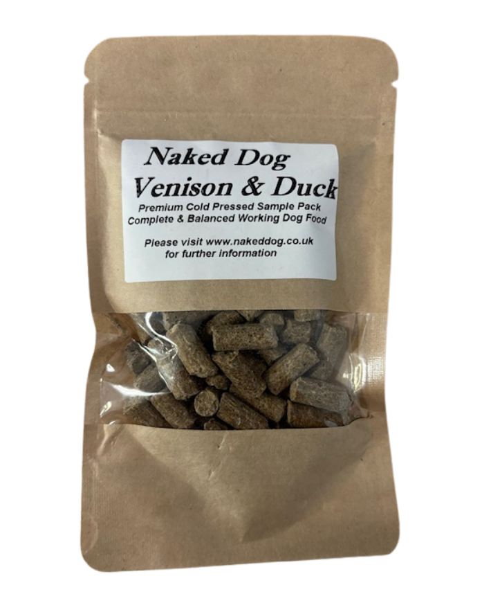 Naked Dog Cold Pressed Venison & Duck 85g Sample